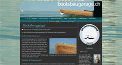 Desktop Screenshot of bootsbaugarage.ch