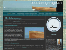 Tablet Screenshot of bootsbaugarage.ch